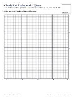 Page 7 of the Chunky Knit Blanket Templates PDF