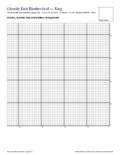 Page 8 of the Chunky Knit Blanket Templates PDF