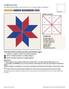 Page 1 of the Classic Stars Pattern Bundle PDF