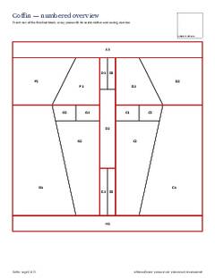 Page 3 of the Coffin Quilt Block Pattern PDF