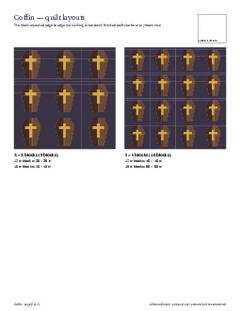 Page 5 of the Coffin Quilt Block Pattern PDF