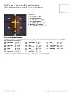Page 22 of the Coffin Quilt Block Pattern PDF
