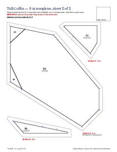 Page 7 of the Tall Coffin Quilt Block Pattern PDF