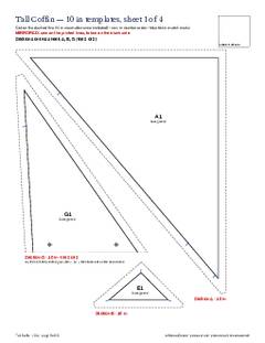 Page 9 of the Tall Coffin Quilt Block Pattern PDF