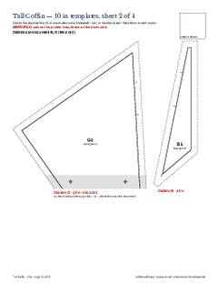 Page 10 of the Tall Coffin Quilt Block Pattern PDF