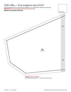 Page 16 of the Tall Coffin Quilt Block Pattern PDF