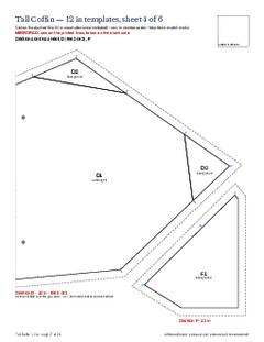 Page 17 of the Tall Coffin Quilt Block Pattern PDF
