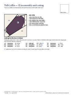 Page 20 of the Tall Coffin Quilt Block Pattern PDF