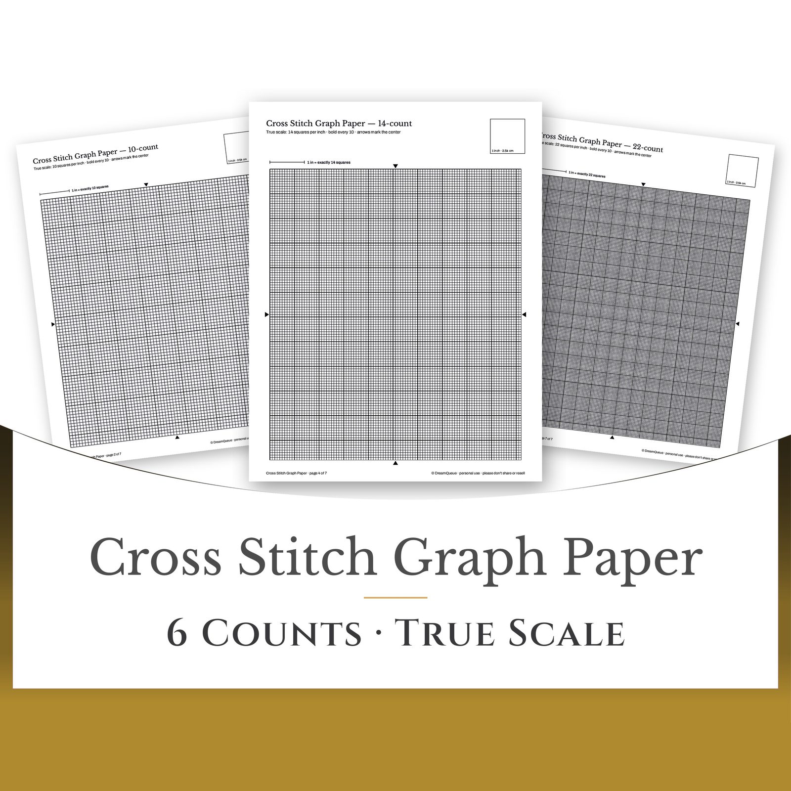 Cross Stitch Graph Paper: the finished piece