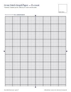 Page 3 of the Cross Stitch Graph Paper PDF