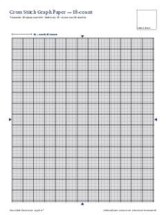 Page 6 of the Cross Stitch Graph Paper PDF