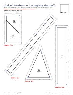 Page 7 of the Skull and Crossbones Quilt Block Pattern PDF