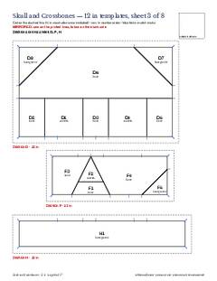 Page 8 of the Skull and Crossbones Quilt Block Pattern PDF
