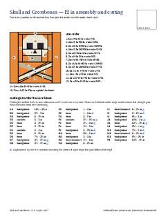 Page 14 of the Skull and Crossbones Quilt Block Pattern PDF