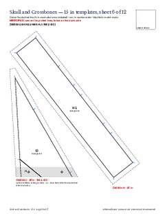 Page 20 of the Skull and Crossbones Quilt Block Pattern PDF