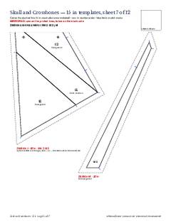 Page 21 of the Skull and Crossbones Quilt Block Pattern PDF