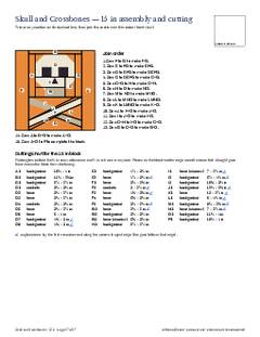 Page 27 of the Skull and Crossbones Quilt Block Pattern PDF