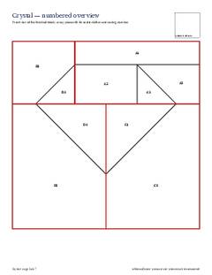 Page 3 of the Crystal Quilt Block Pattern PDF