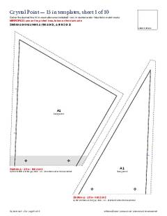 Page 6 of the Crystal Point Quilt Block Pattern PDF