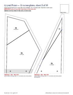 Page 8 of the Crystal Point Quilt Block Pattern PDF