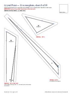 Page 11 of the Crystal Point Quilt Block Pattern PDF