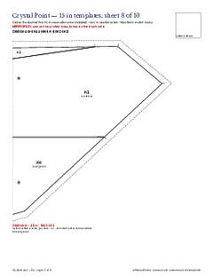 Page 13 of the Crystal Point Quilt Block Pattern PDF