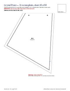 Page 15 of the Crystal Point Quilt Block Pattern PDF