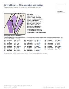 Page 16 of the Crystal Point Quilt Block Pattern PDF