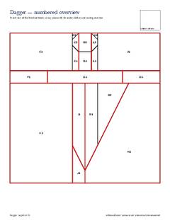 Page 3 of the Dagger Quilt Block Pattern PDF