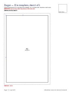 Page 10 of the Dagger Quilt Block Pattern PDF