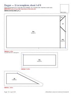 Page 12 of the Dagger Quilt Block Pattern PDF