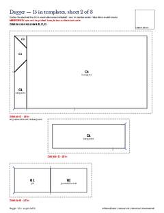 Page 13 of the Dagger Quilt Block Pattern PDF