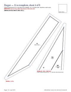 Page 15 of the Dagger Quilt Block Pattern PDF