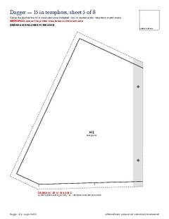 Page 16 of the Dagger Quilt Block Pattern PDF