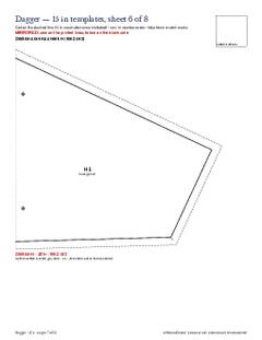 Page 17 of the Dagger Quilt Block Pattern PDF