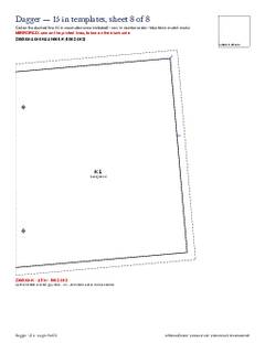 Page 19 of the Dagger Quilt Block Pattern PDF