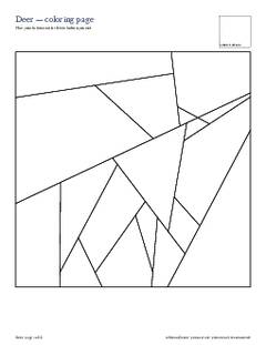 Page 4 of the Deer Quilt Block Pattern PDF