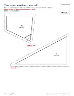 Page 6 of the Deer Quilt Block Pattern PDF