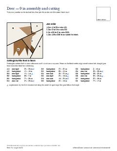 Page 10 of the Deer Quilt Block Pattern PDF