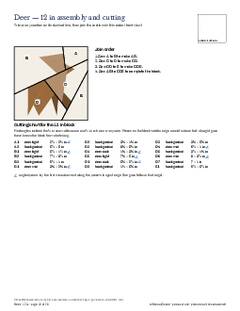 Page 18 of the Deer Quilt Block Pattern PDF