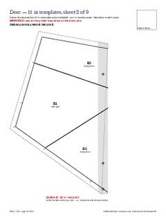 Page 20 of the Deer Quilt Block Pattern PDF