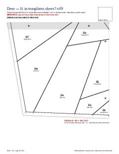Page 25 of the Deer Quilt Block Pattern PDF