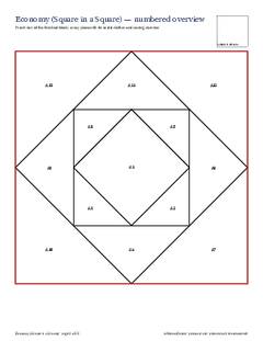 Page 3 of the Economy (Square in a Square) Quilt Block Pattern PDF