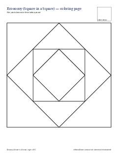 Page 4 of the Economy (Square in a Square) Quilt Block Pattern PDF