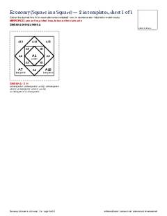 Page 6 of the Economy (Square in a Square) Quilt Block Pattern PDF