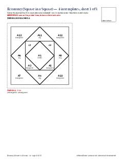 Page 10 of the Economy (Square in a Square) Quilt Block Pattern PDF
