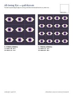 Page 5 of the All-Seeing Eye Quilt Block Pattern PDF