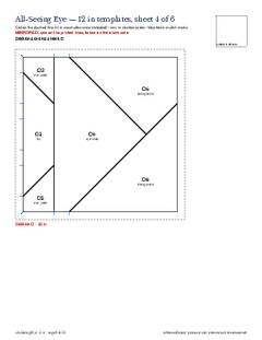 Page 9 of the All-Seeing Eye Quilt Block Pattern PDF