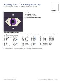 Page 20 of the All-Seeing Eye Quilt Block Pattern PDF
