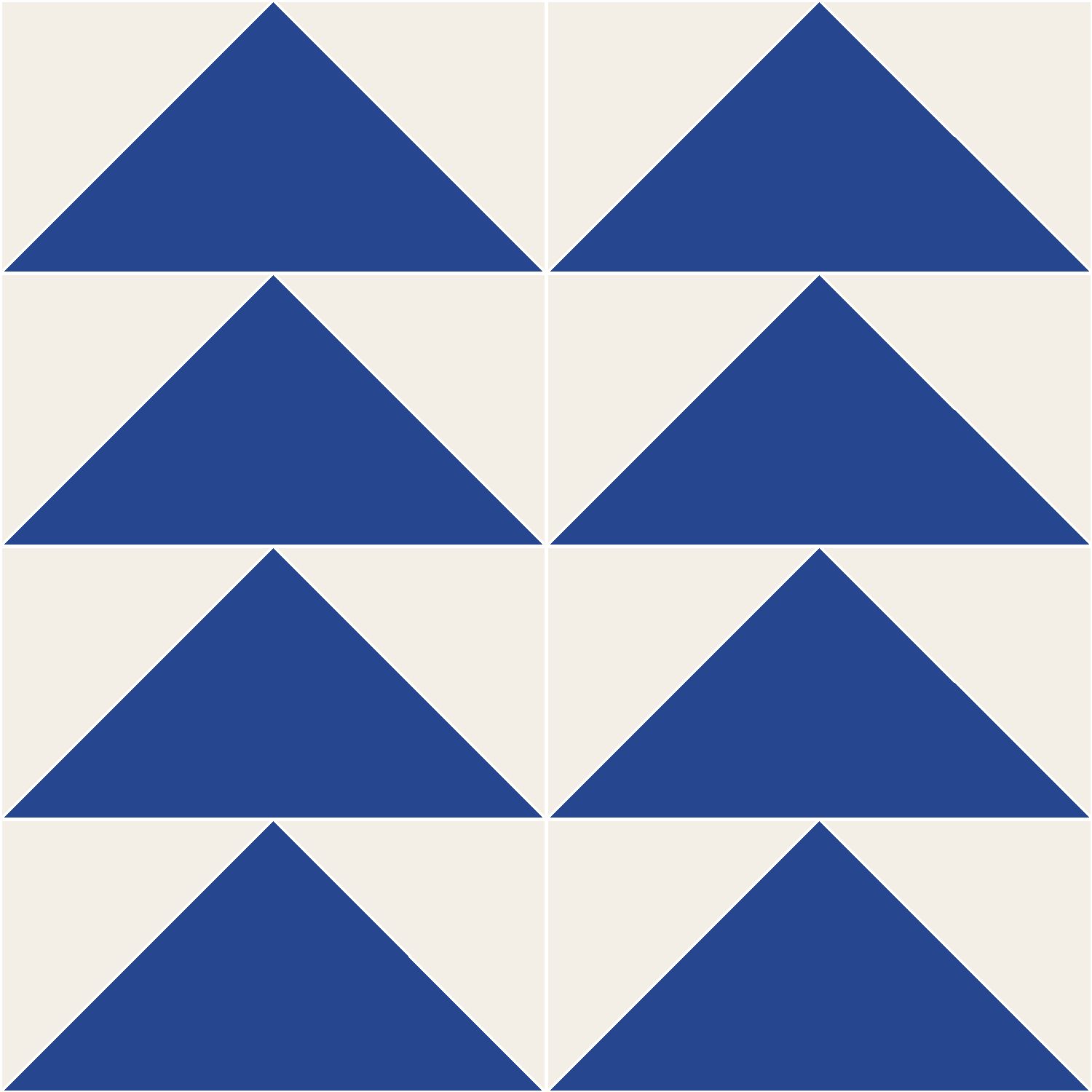 Flying Geese Quilt Block Pattern: the finished piece